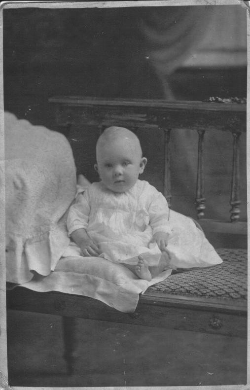 Eunice as a baby in 1917 Eunice as a baby in 1917